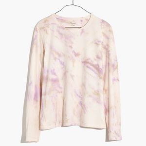 Madewell Northside Long-Sleeve Vintage Tie-Dye Tee XS